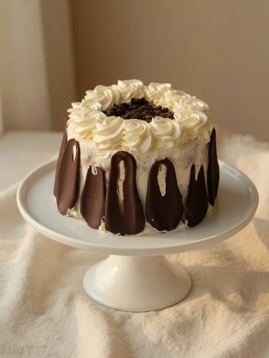Cookies and Cream chiffon cake from Salt and Light Bakehouse